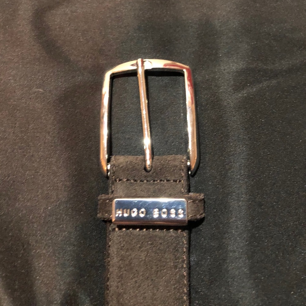 Hugo boss leather belt
